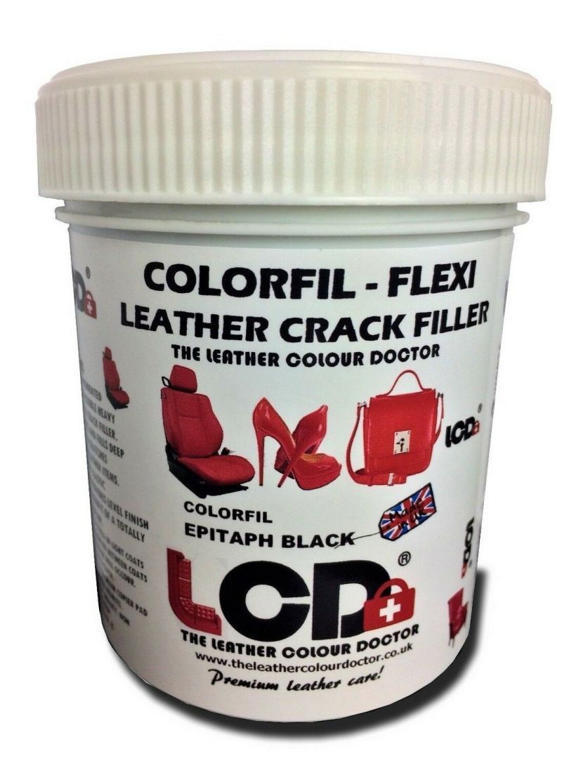 Leather filler Crack repair Compound VARIOUS Colours. Restore Cracks, Holes etc.