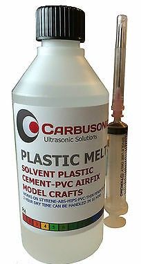 Plastic Cement Weld Glue Perspex Acrylic Hobby Crafts DIY 250 ml Styrene ABS 